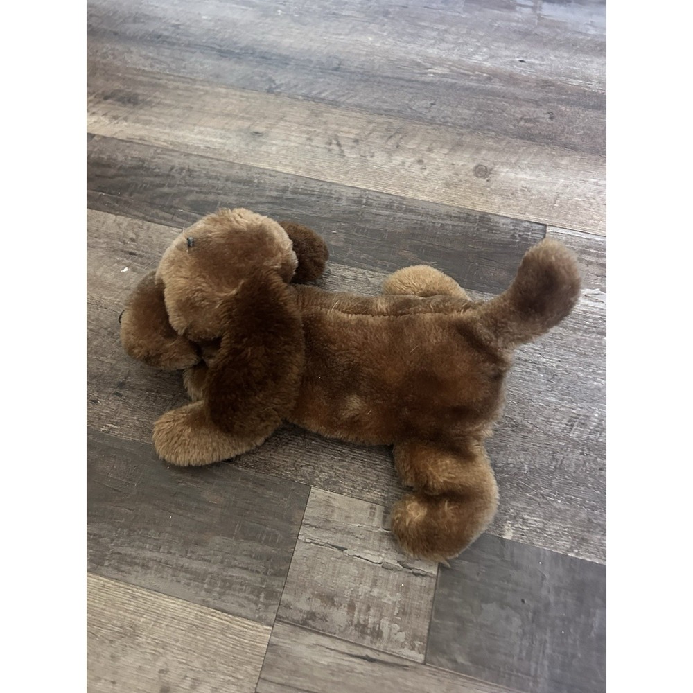 Bean-Filled Brown Dog Plush Stuffed Animal Plush Toy Small 6-14 in Ages 3+ - Picture 2 of 2